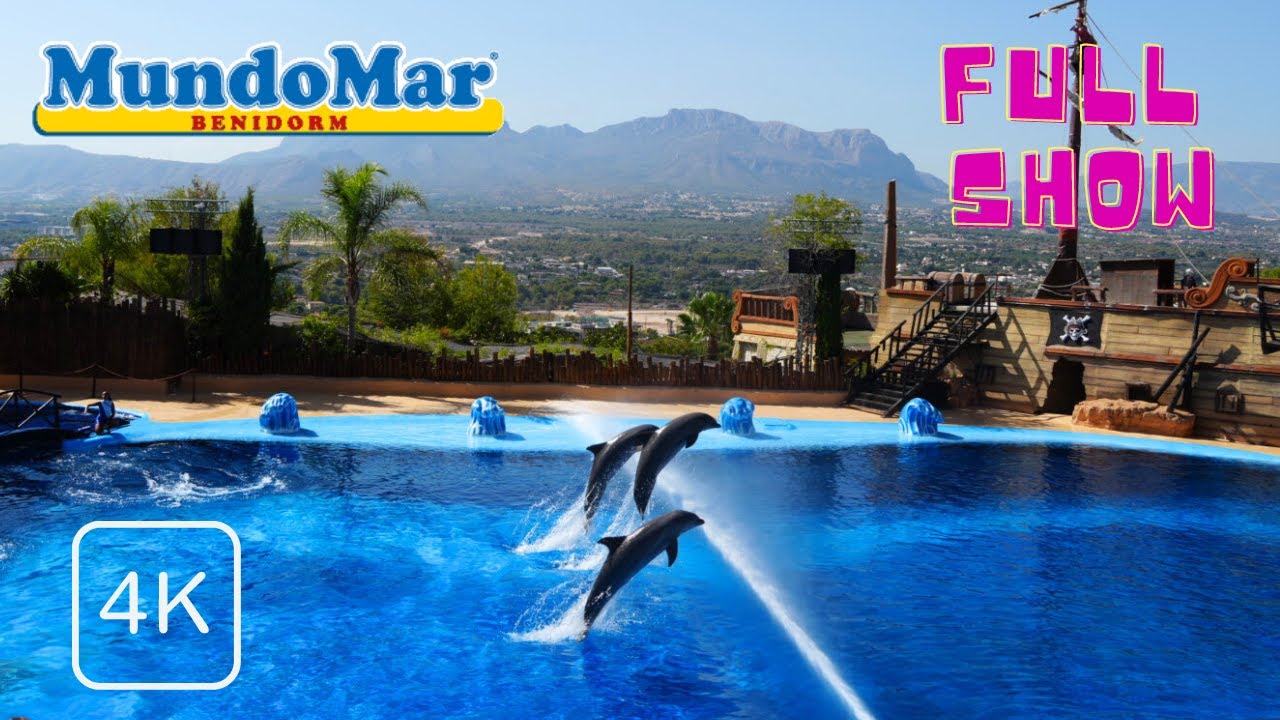 Emotions the Dolphin Show - Mundomar - Benidorm - 4K - Demostración de Delfines