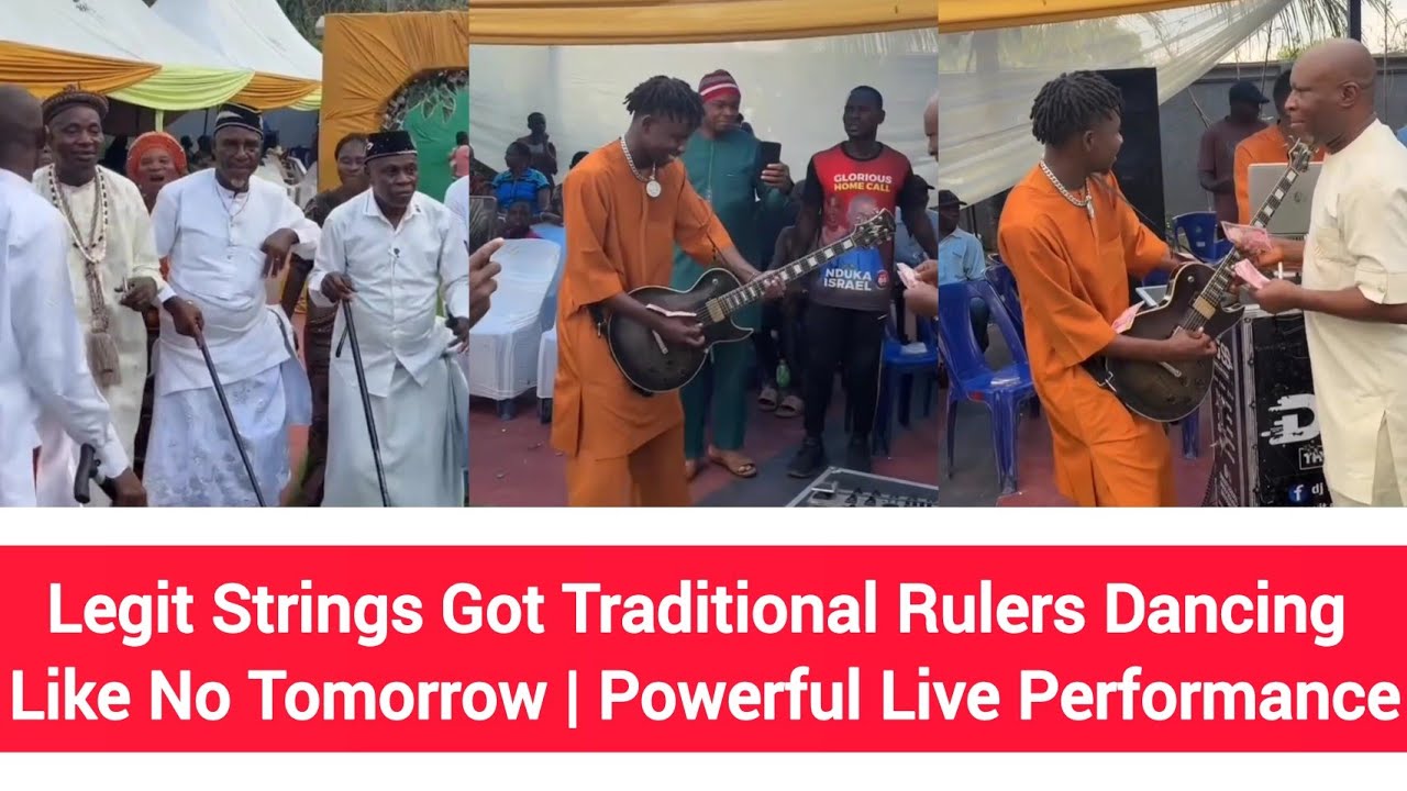 Legit Strings Got Traditional Rulers Dancing Like No Tomorrow | Powerful Live Performance