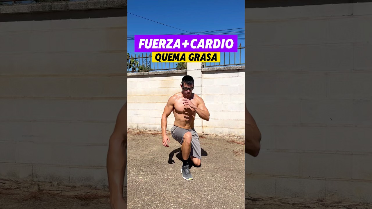 Rutina de FUERZA y CARDIO para QUEMAR GRASA en CASA (Sin Equipo)
