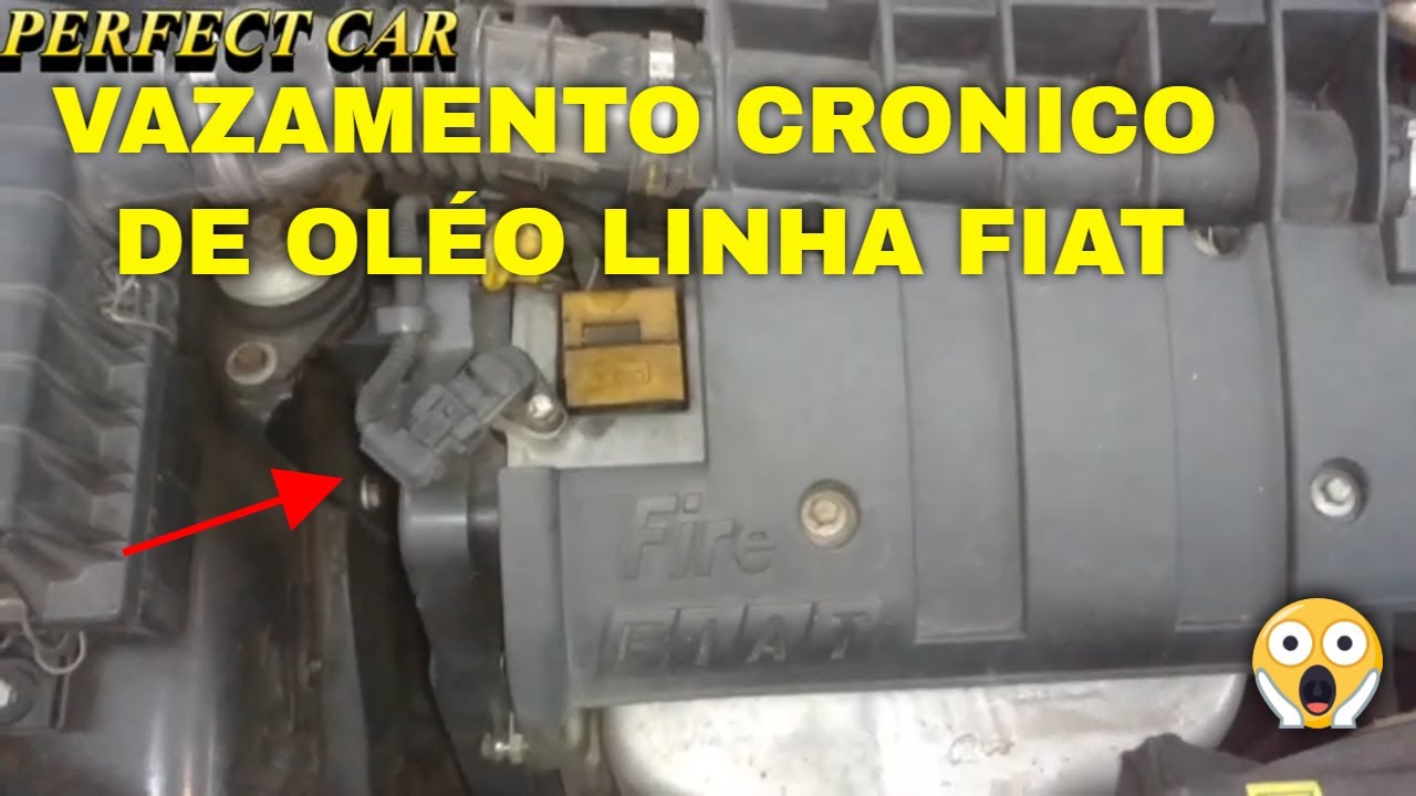 Vazamento de óleo linha fiat defeito crônico