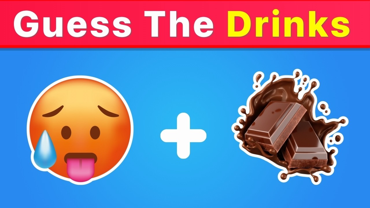 Guess The Drink By Emoji 🍺🥂 Daily Quiz Fix ( Hard Quiz )