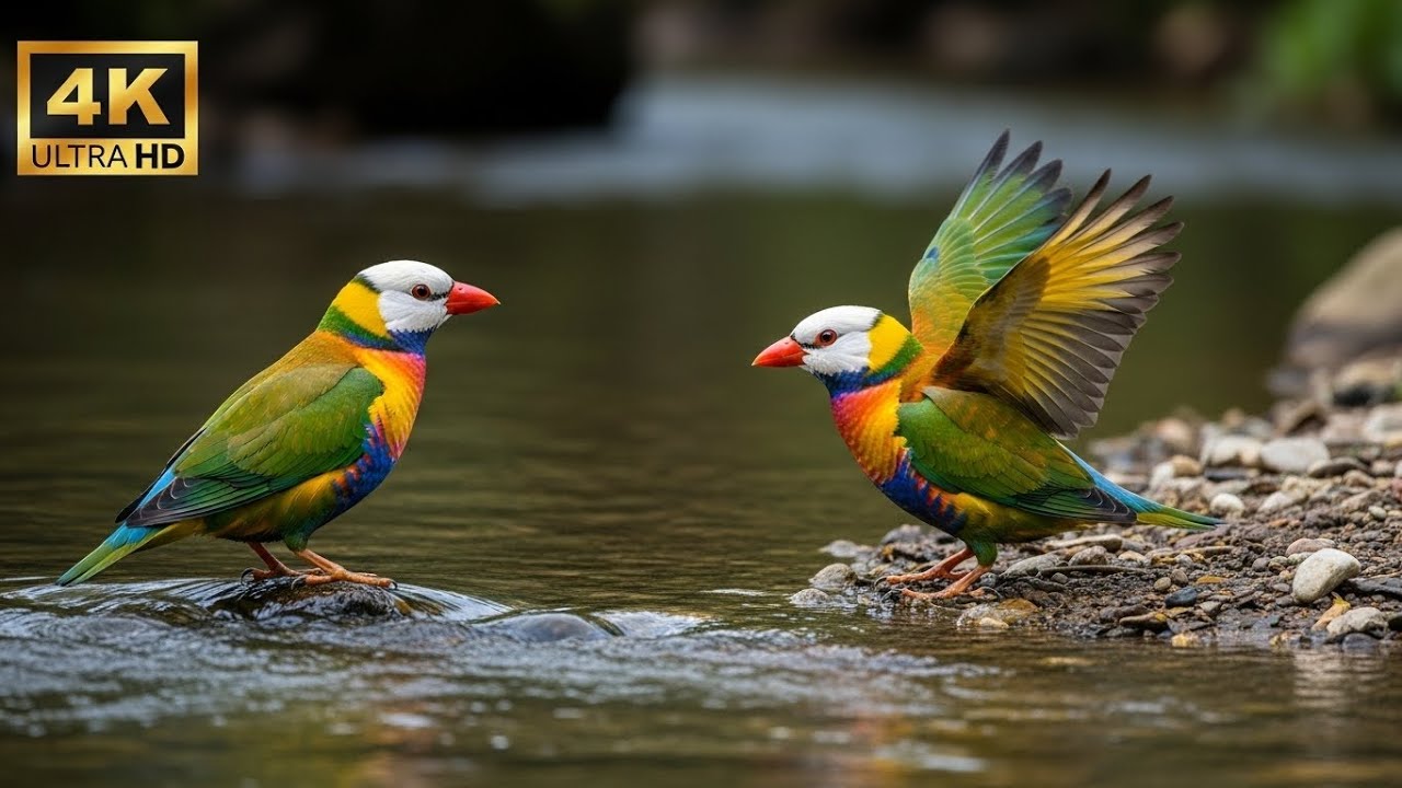 Healing Nature Piano with Birdsong and Flowing River for Sleep, Study and Mind Reset