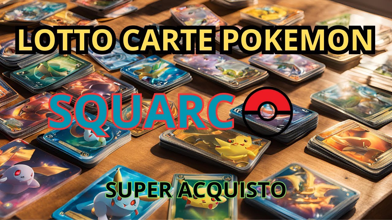 MEGA LOTTO CARTE POKEMON!!! PRIMO RITIRO DELL'ANNO