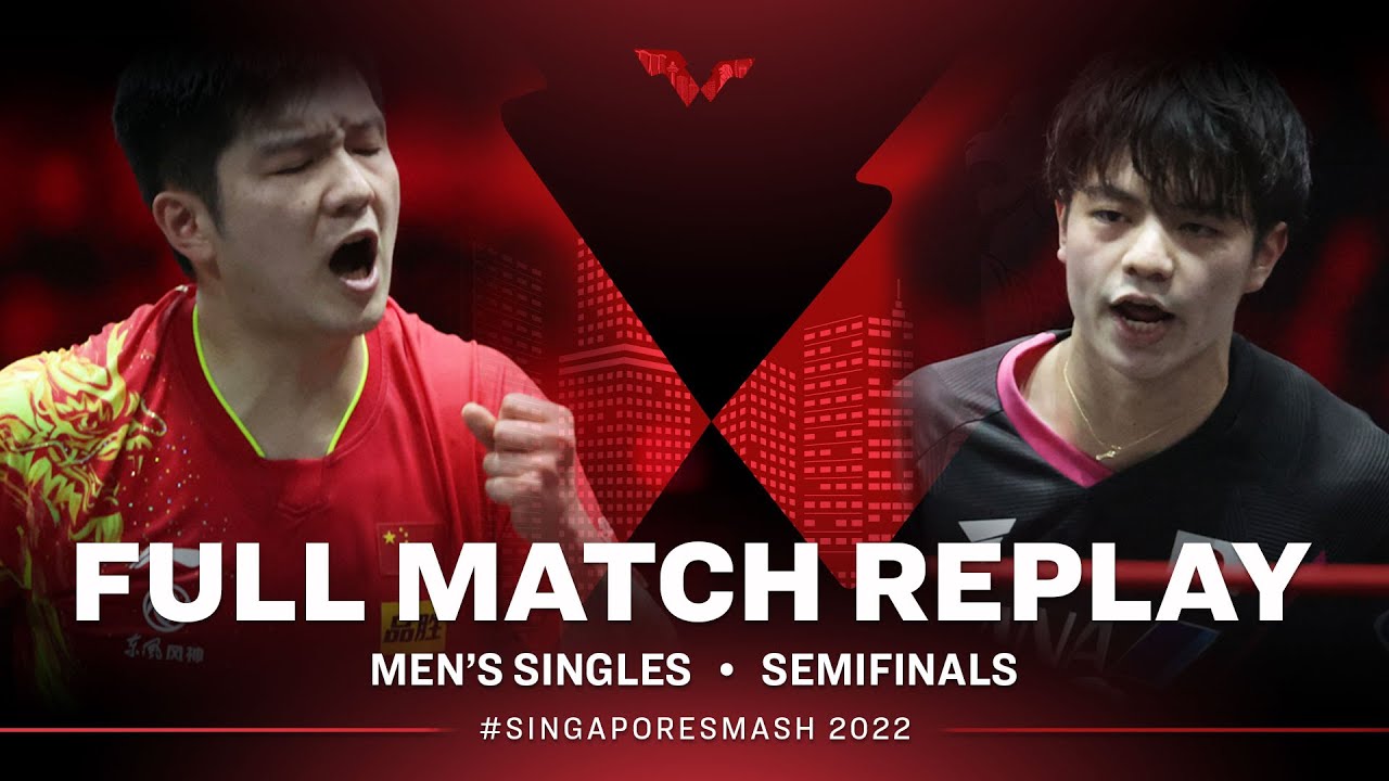 FULL MATCH | FAN Zhendong (CHN) vs UDA Yukiya (JPN) | MS SF | #SingaporeSmash 2022