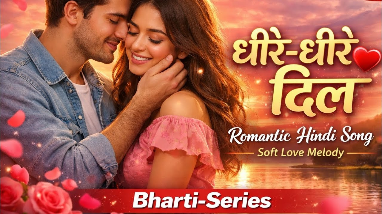 धीरे-धीरे दिल ❤️ | Romantic Hindi Song | Soft Love Melody | Bharti-Series