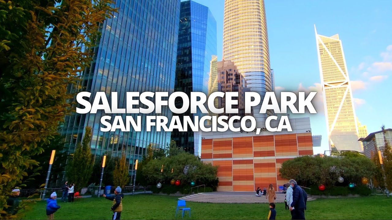 Exploring Salesforce Park in San Francisco, California USA Walking Tour #salesforcepark #salesforce