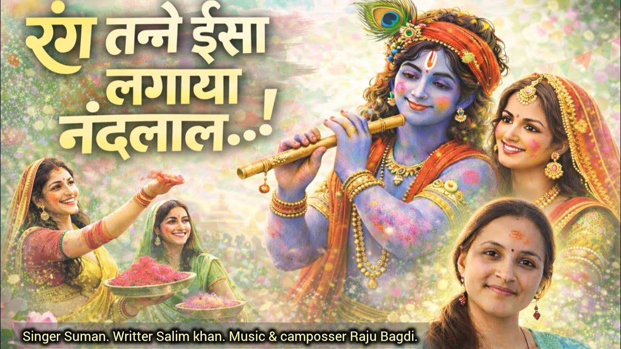 रंग तन्ने  ईसा लगाया नंदलाल New krishan Radha Bhjan. 2026 Suman. Salim Khan 