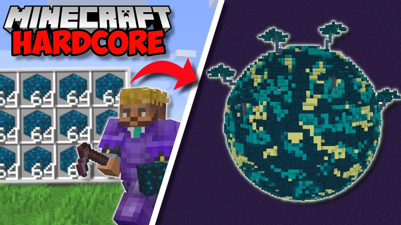 I Built A SCULK PLANET in Minecraft 1.19 Hardcore (#47)