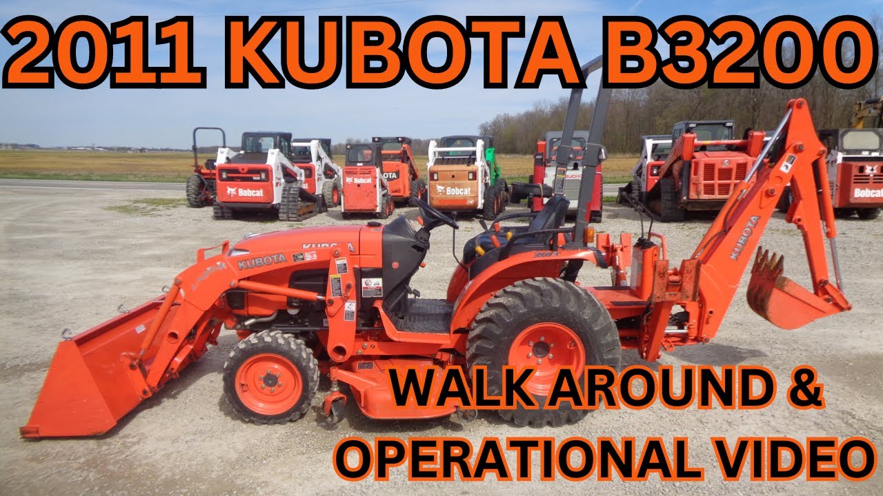 2011 Kubota B3200 Tractor Walk Around & Operational Video     $22,900