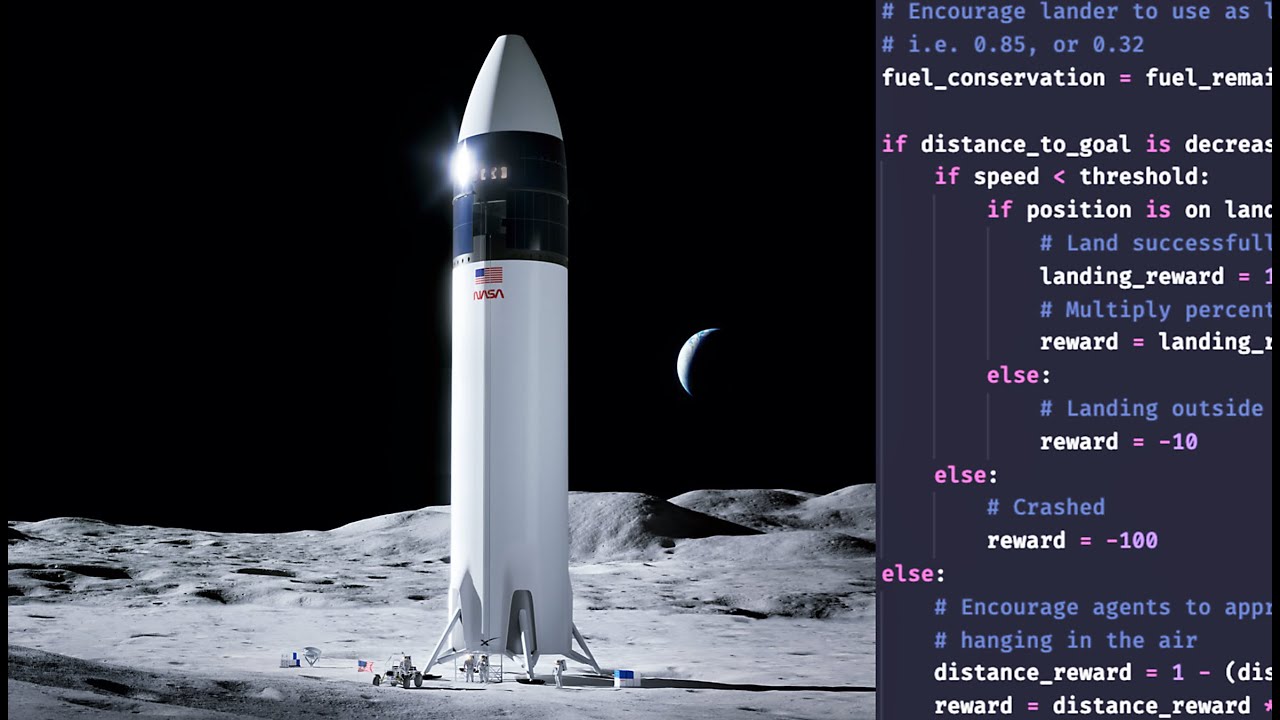How to Design a Reinforcement Learning Reward Function for a Lunar Lander 🛸