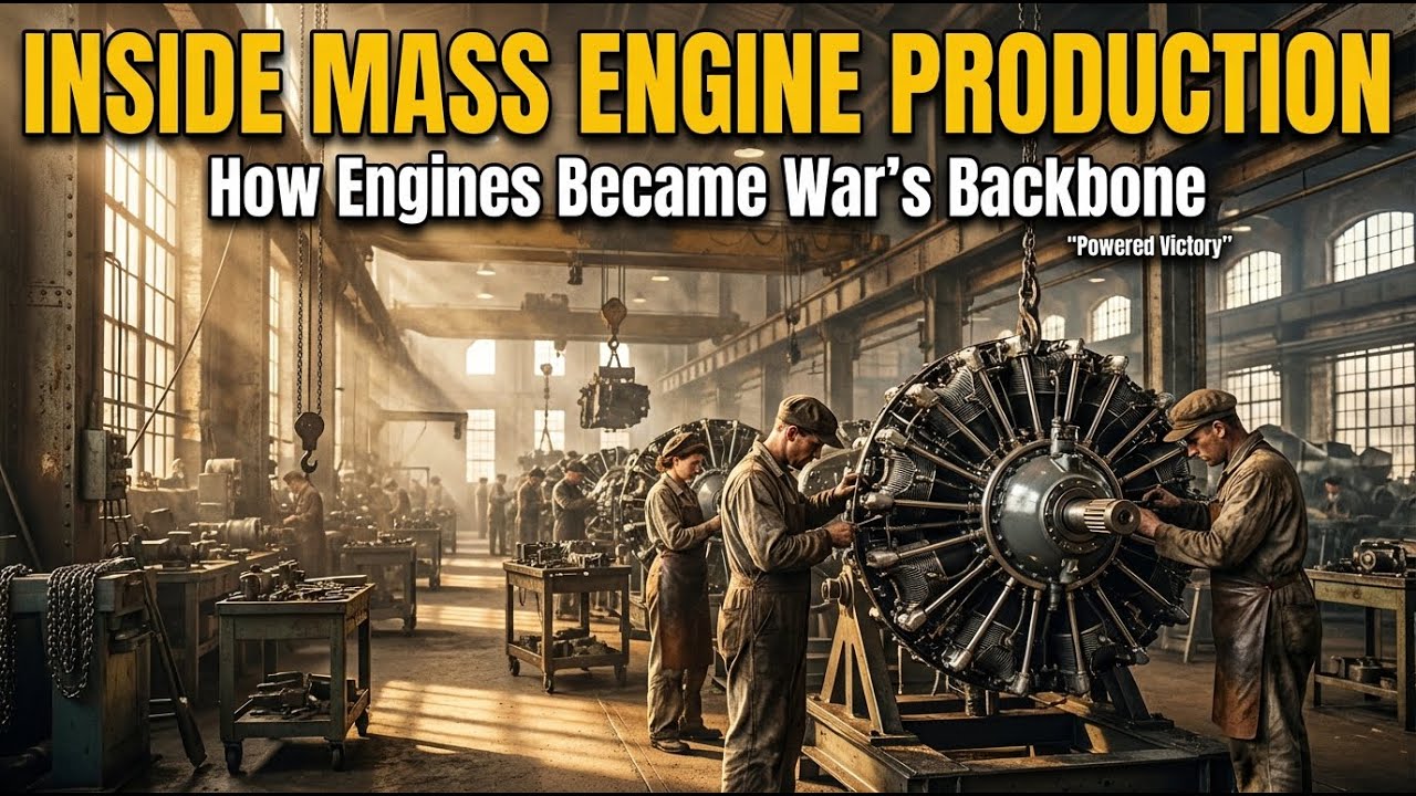 Inside Mass Engine Production: How Engines Became War’s Backbone — And Powered Victory