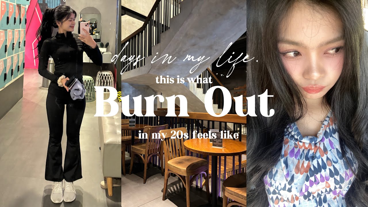 *REALISTIC DAYS* in my 20s | burnout and confusion // work 9-5👩🏻‍💻, gym trial💪🏻, cleaning room🧹
