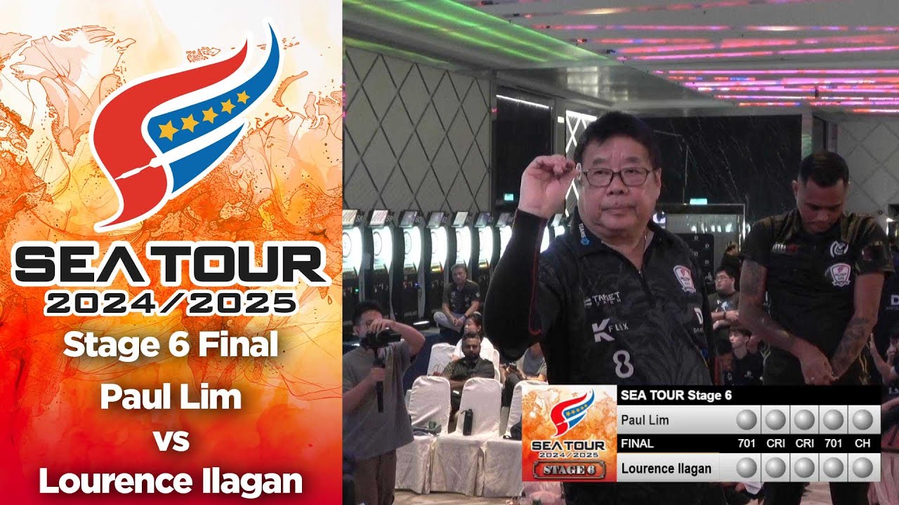 SEA TOUR 2025 Stage 6 - Grand Finals between Paul Lim and Lourence Ilagan.