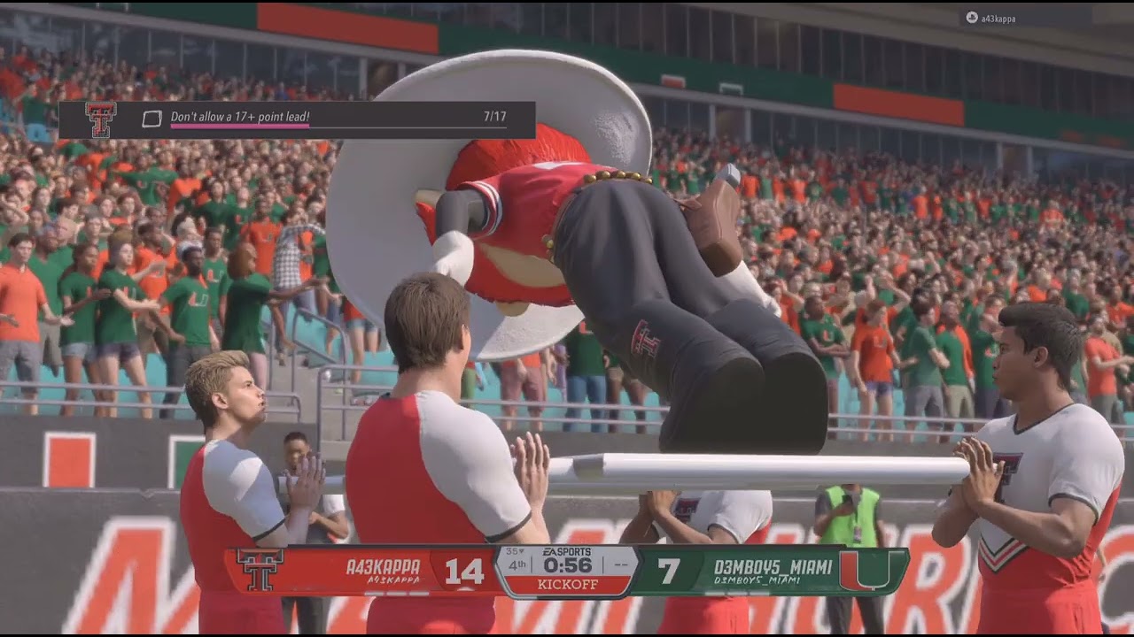 EA SPORTS College Football 26_d3mb0y5_Miami 🆚 A43KAPPA H2H gmply 🏈😱🏈