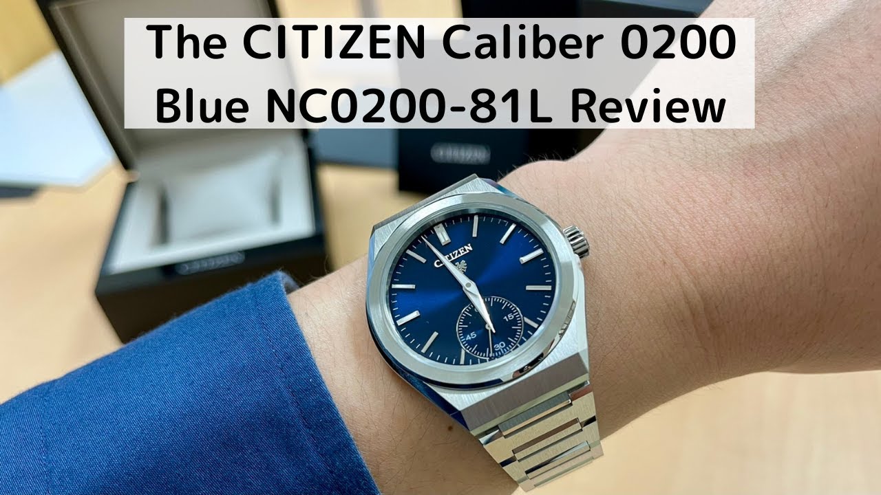 【Unboxing】The CITIZEN Caliber 0200 Blue dial NC0200-81L