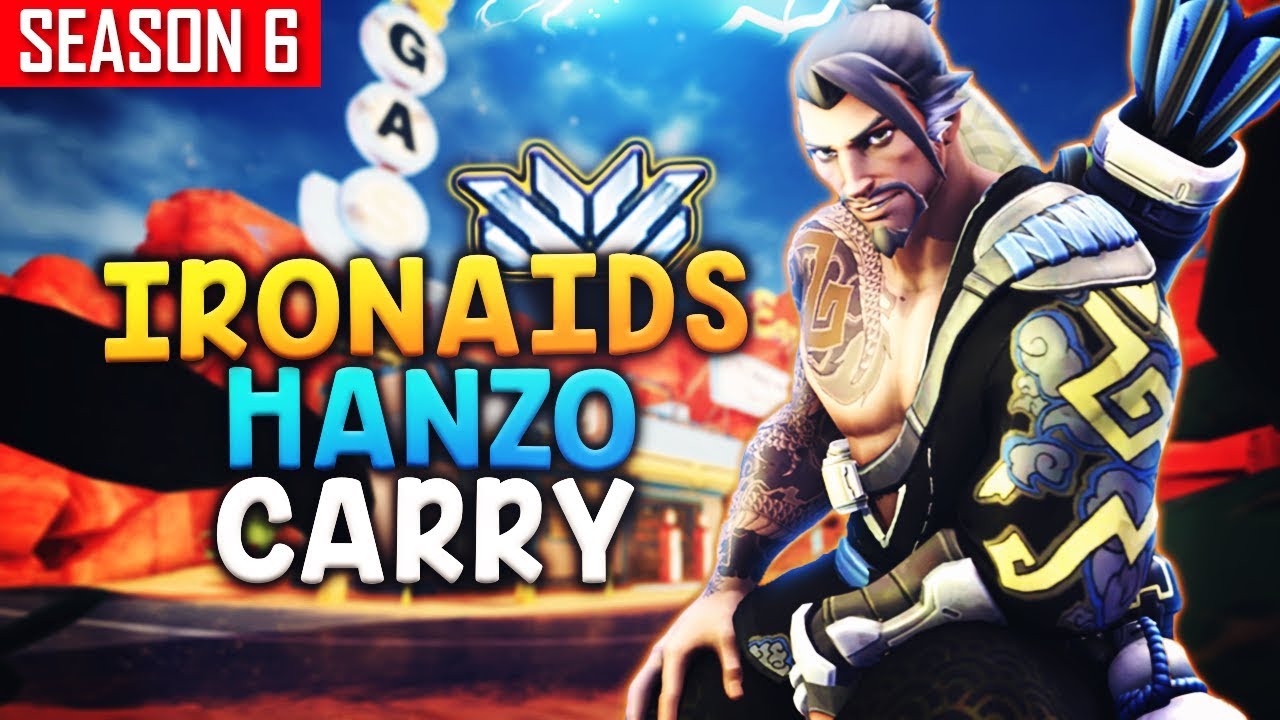 Insane Hanzo Carry By IRONAIDS (61 ELIMINATIONS) [S6 TOP 500]