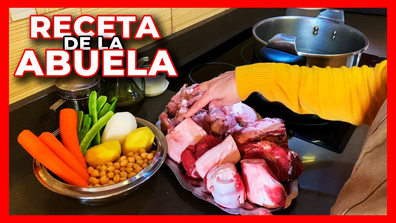 ✅Cómo PREPARAR COCIDO VALENCIANO ¡SIN OLLA EXPRESS! RECETA de la ABUELA (PASO a PASO)