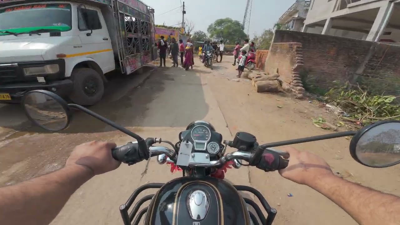 Afternoon Village POV Ride 🌅 | 23 Jan 2026 | 4k