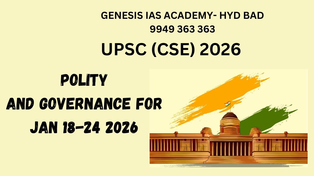 Polity And Governance Week 3, Jan 2026