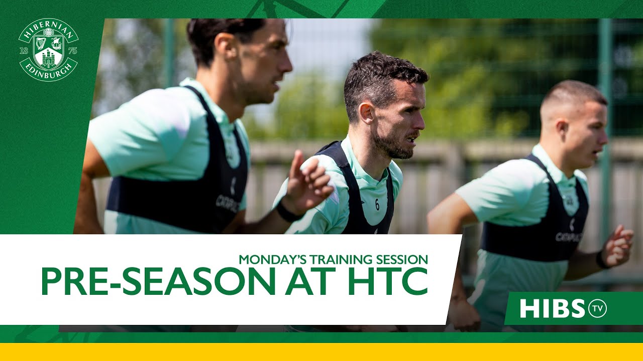 Back On The Training Pitch At HTC | Hibernian FC