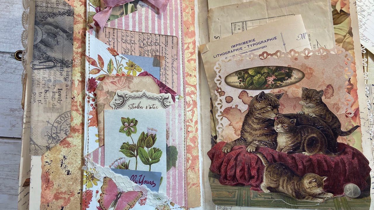 Close to Finishing Altered Book Junk Journal