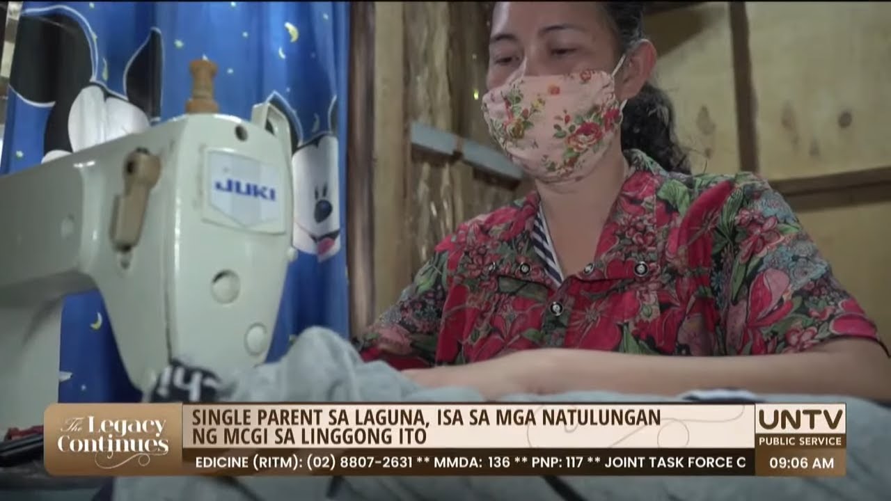 Single parent sa Laguna, isa sa mga natulungan ng MCGI The Legacy Continues