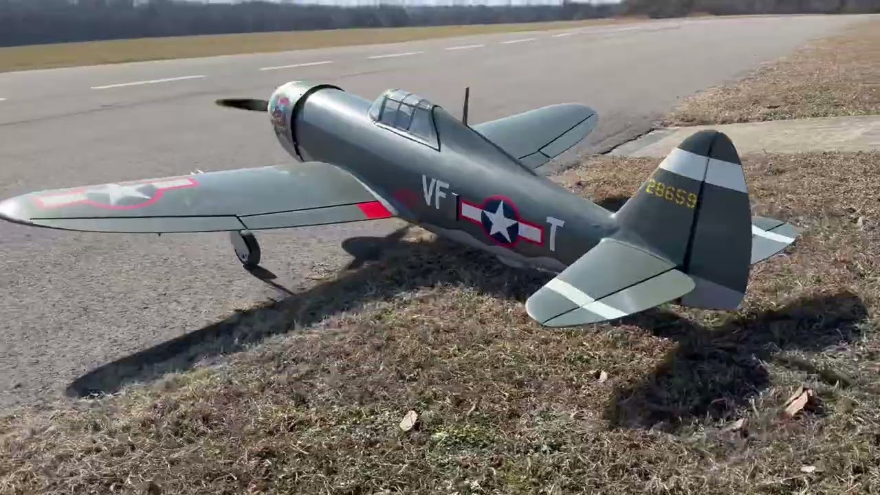 FG-90 in a Blackhorse F4U Corsair - FG-60 in P-47