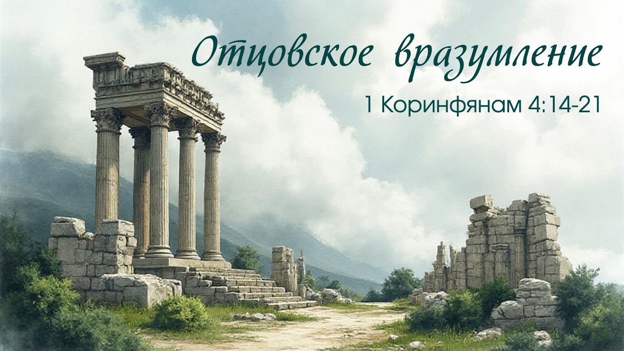 12 Отцовское вразумление (1 Кор. 4:14-21)
