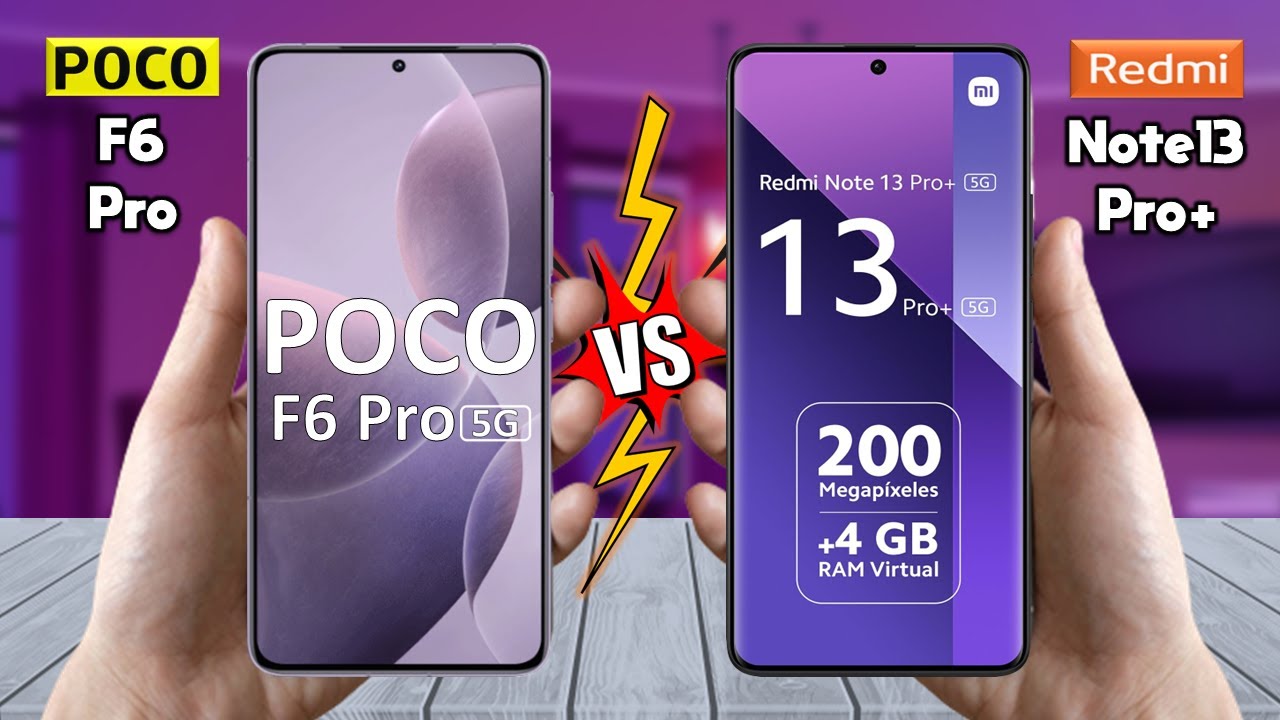 Poco F6 Pro Vs Redmi Note 13 Pro Plus - Full Comparison 🔥 Techvs