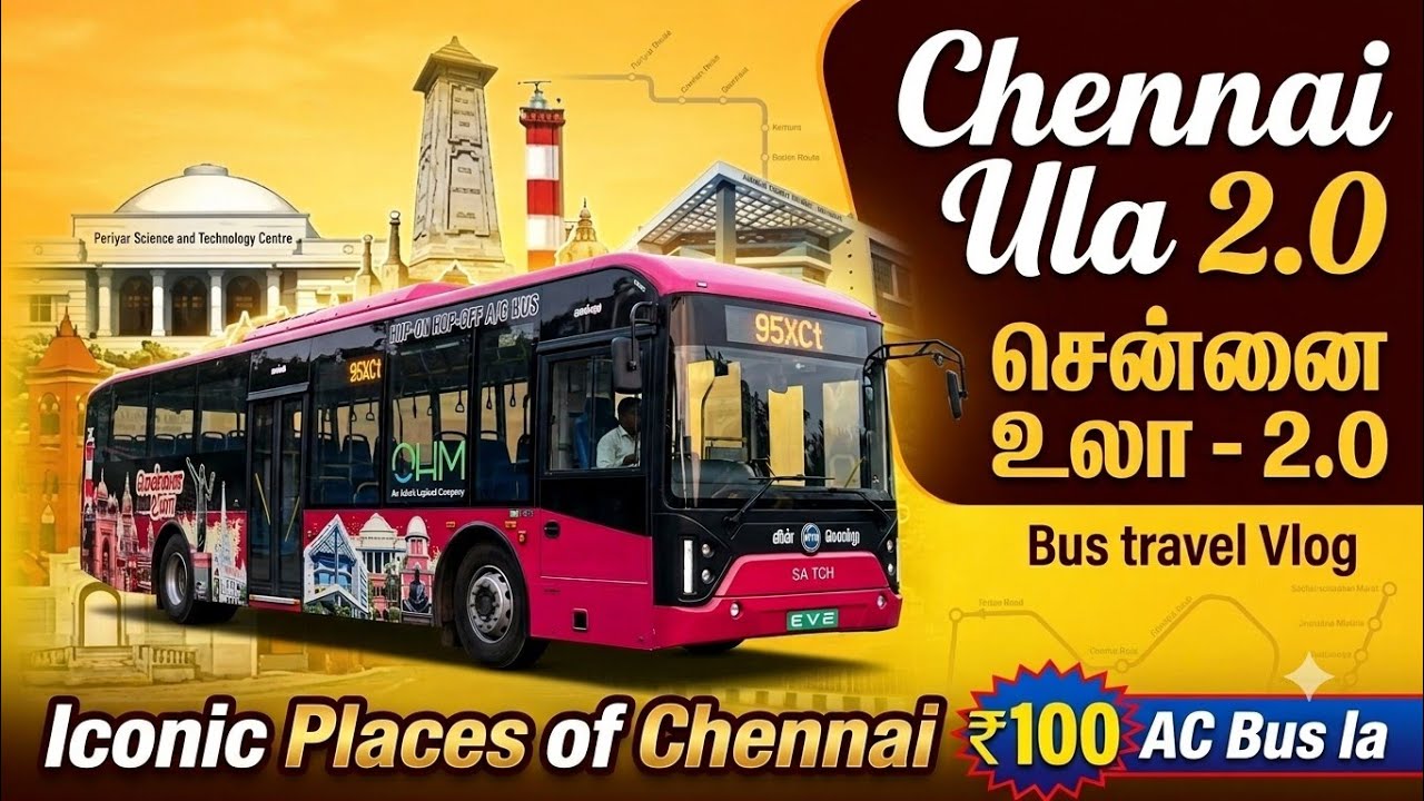 Chennai Ula Bus 2.0 Bus Journey  @akshayantravelvlogs712 