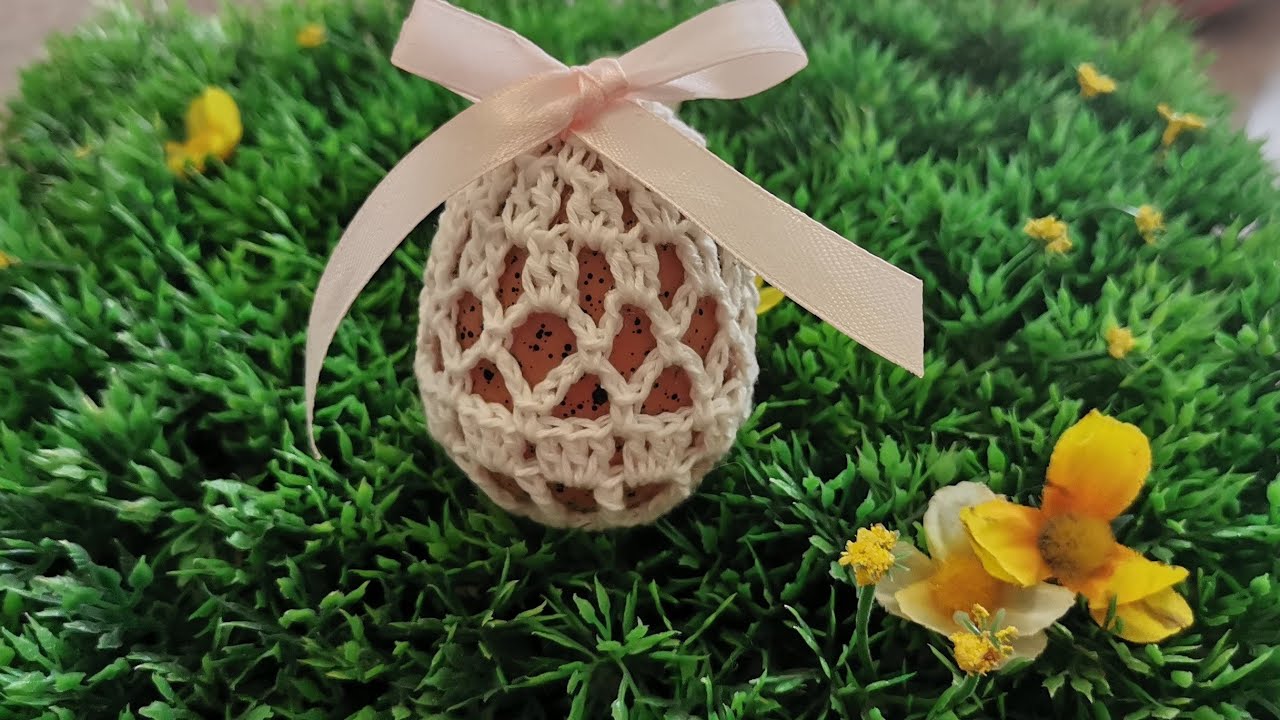Décoration de Pâques au crochet  : L'œuf