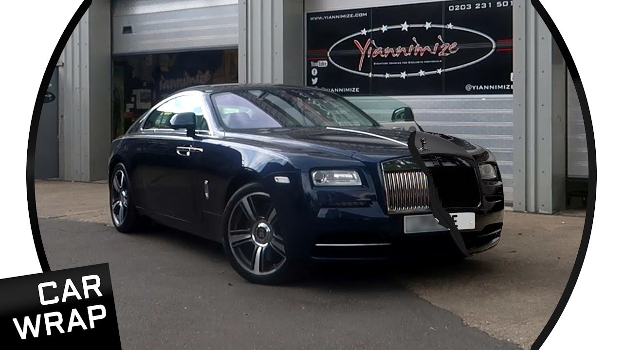 Rolls Royce Wraith wrapped Satin AND Gloss Black