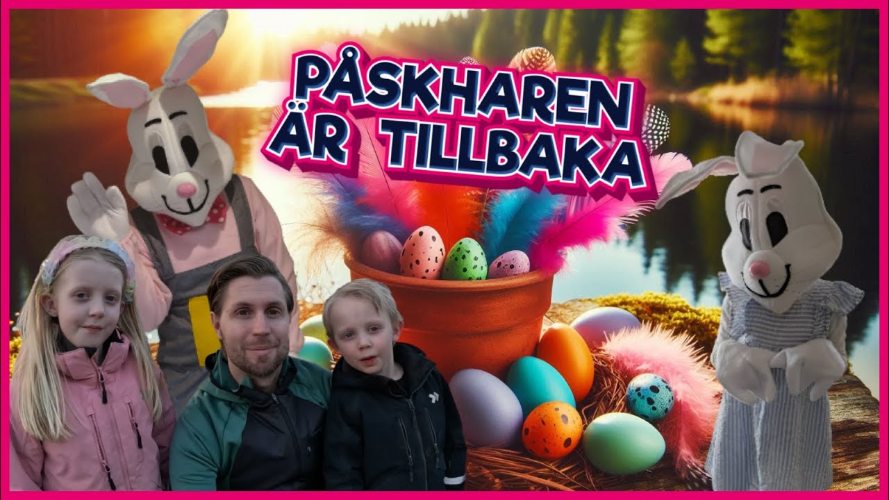 Påskharen är här! 🐣 Vi plockar ris & pyntar inför påsk