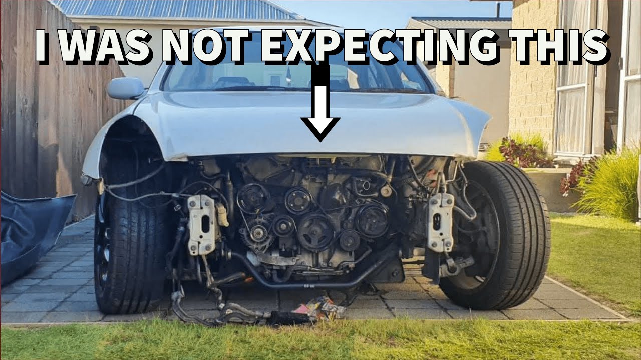 Cheap G35 Drift project front end damage ?
