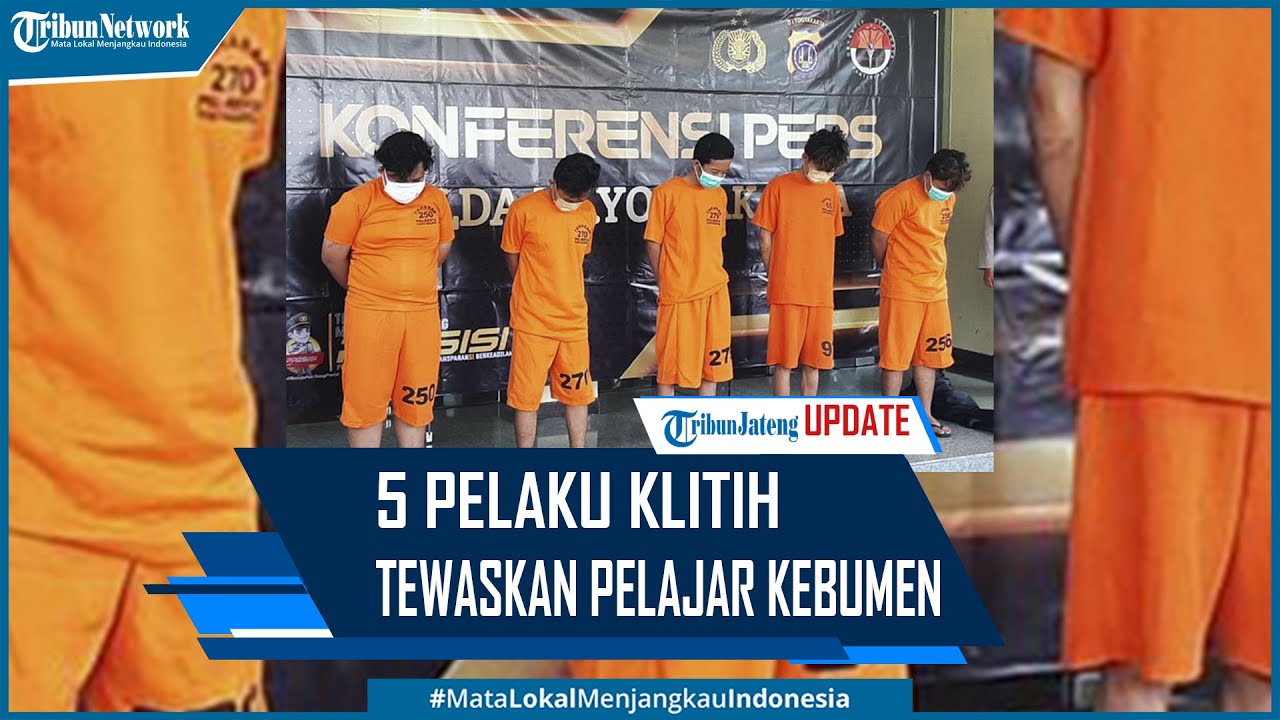 Fakta Baru, 5 Pelaku Klitih Tewaskan Pelajar Asal Kebumen Tergabung dalam Geng Sekolah