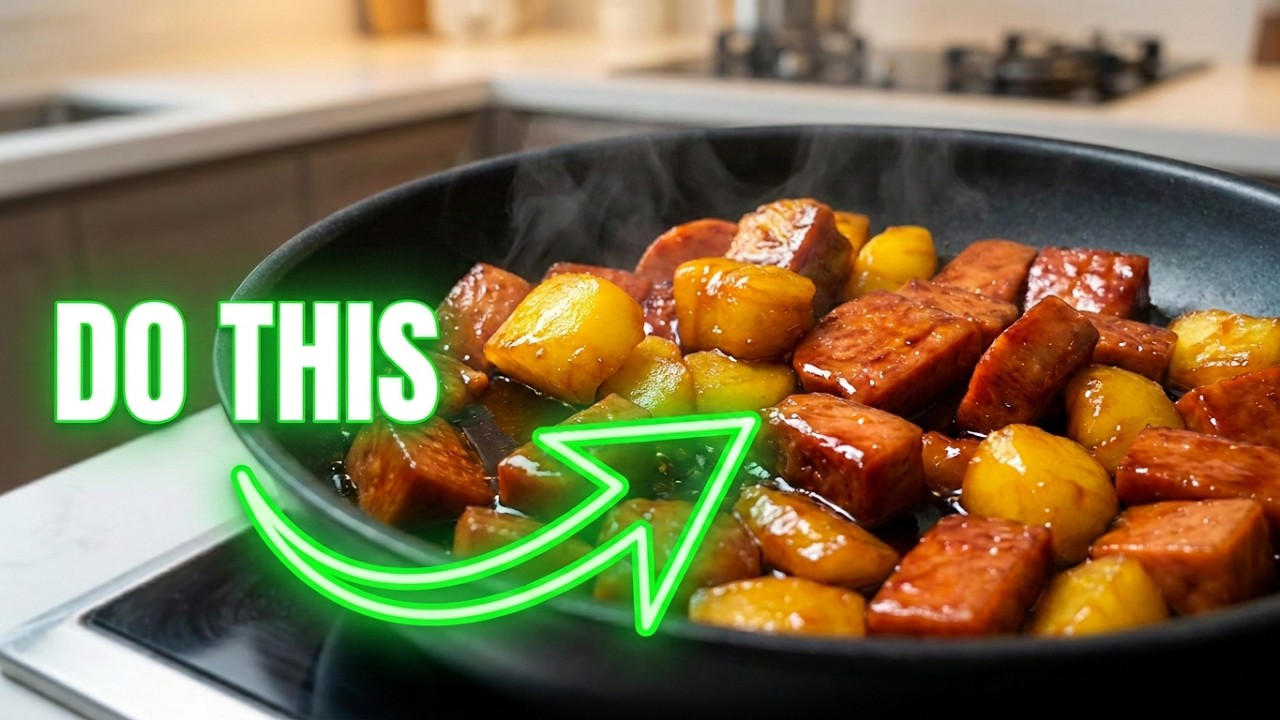 AMAZING SPAM RECIPE: Crispy Glaze  Bites You Can't  Stop Eating 😋