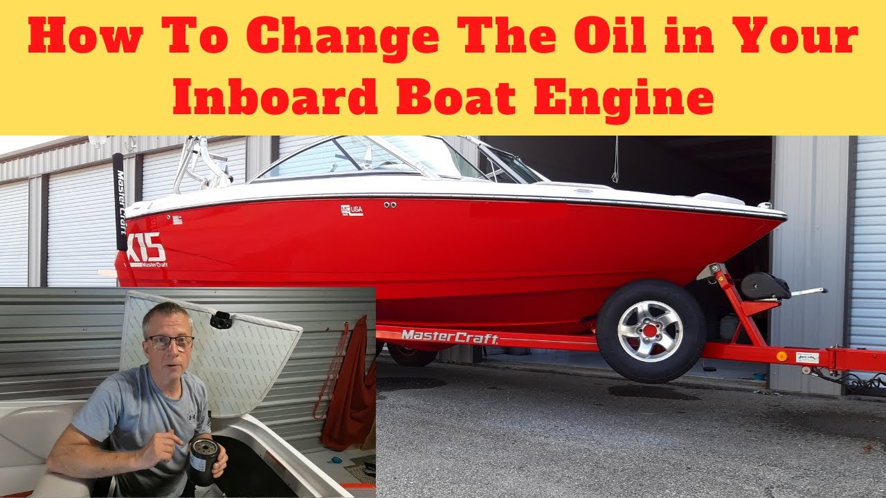 Inboard Wakesurf Boat Oil Change