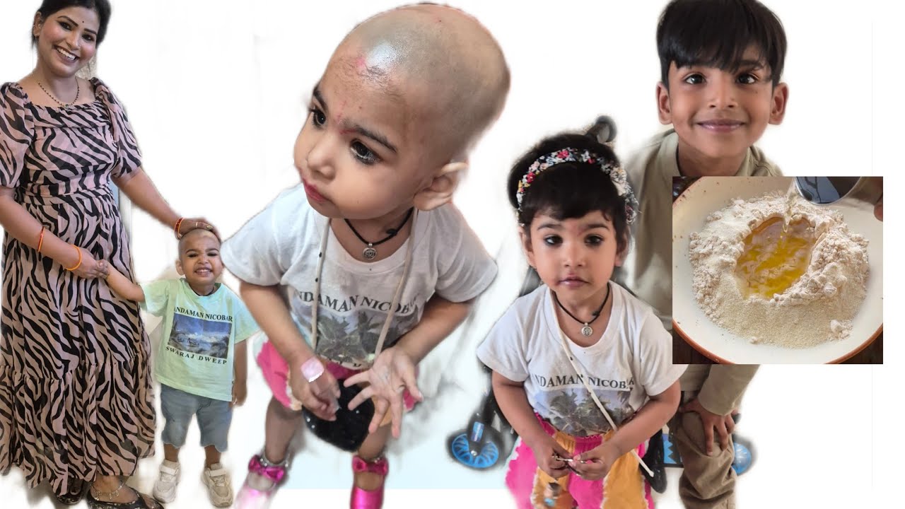 बालों की अच्छी ग्रोथ के लिए मैंने अपनी बेटी को किया पूरा गंजा।