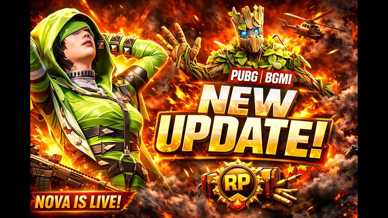 BGMI LIVE 🔴 | NEW UPDATE GAMEPLAY 🔥 | RP GIVEAWAY 🎁 | Nova Is Live