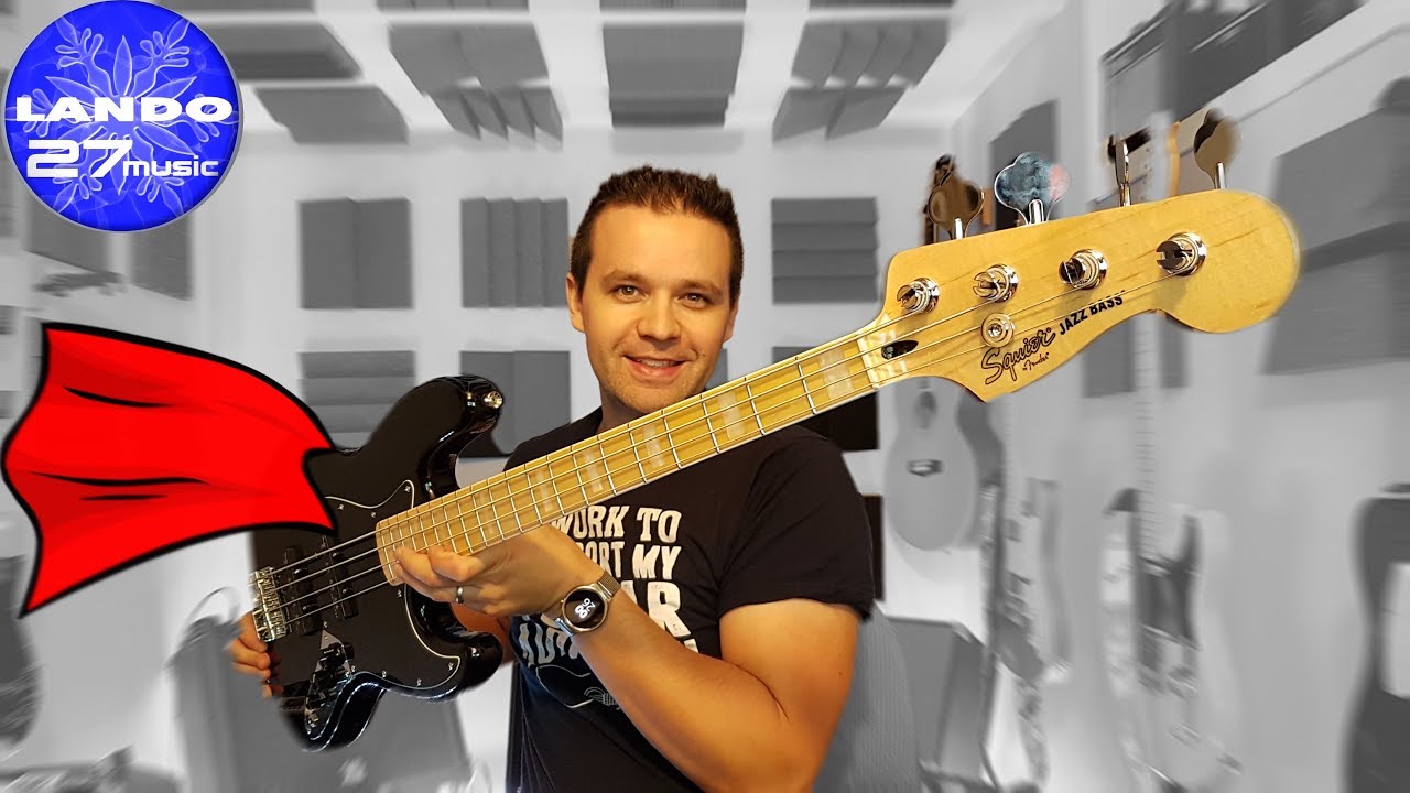 This Squier Jazz Bass Gets from Super Upgrades!