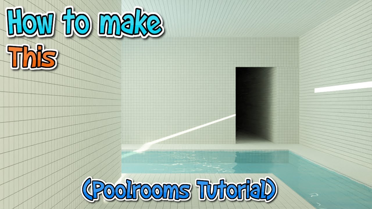 How to make the Poolrooms in Blender