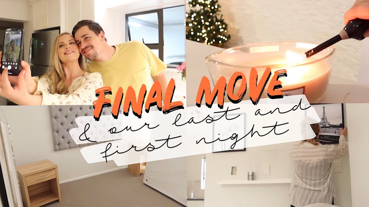 FINAL MOVING VLOG: Last Night in the Old House & First Night in the New House