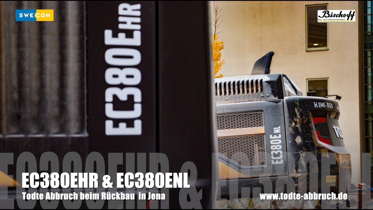 Volvo EC380EHR & EC380ENL bei Todte Abbruch im Einsatz