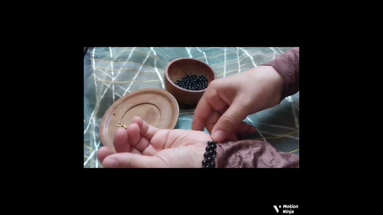 آموزش دستبند مرواریدی بافت پایه ی اکثر دستبندهای مهره ای