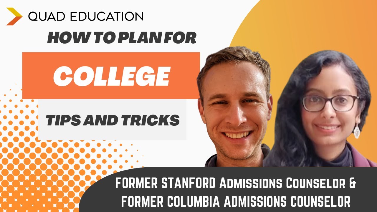 Planning for College: Guidance for First-Year/Sophomore Students