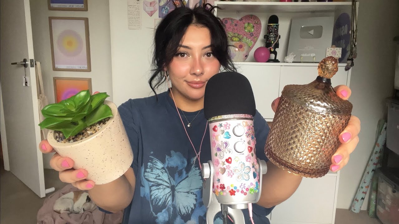 ASMR random triggers (mostly tapping with natural nails) ✨