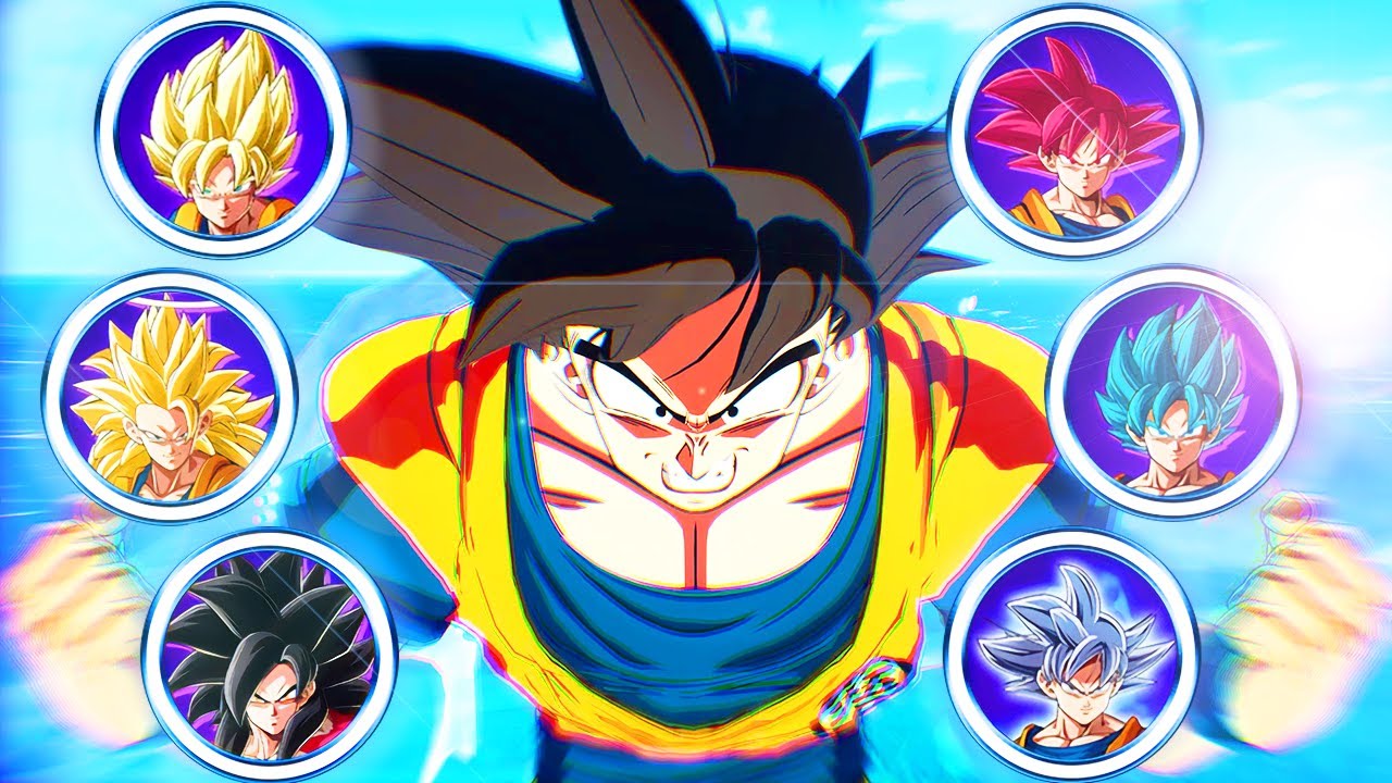 ВСЕ Трансформации Гоку и Веджеты в ОДНОЙ! (Dragon Ball Sparking Zero)