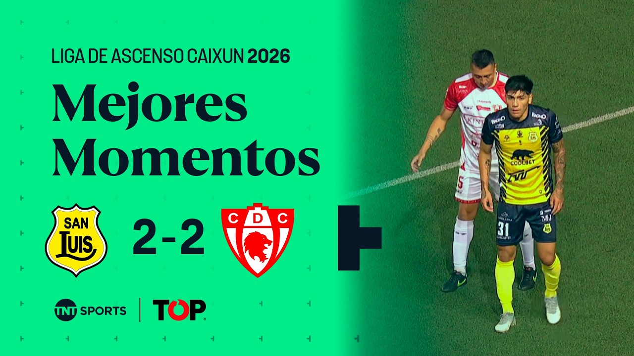 Compacto TOP | 🟡⚫ San Luis 2 - 2 🔴⚪ Deportes Copiap&oacute; | Liga de Ascenso Caixun 2026 - Fecha 4