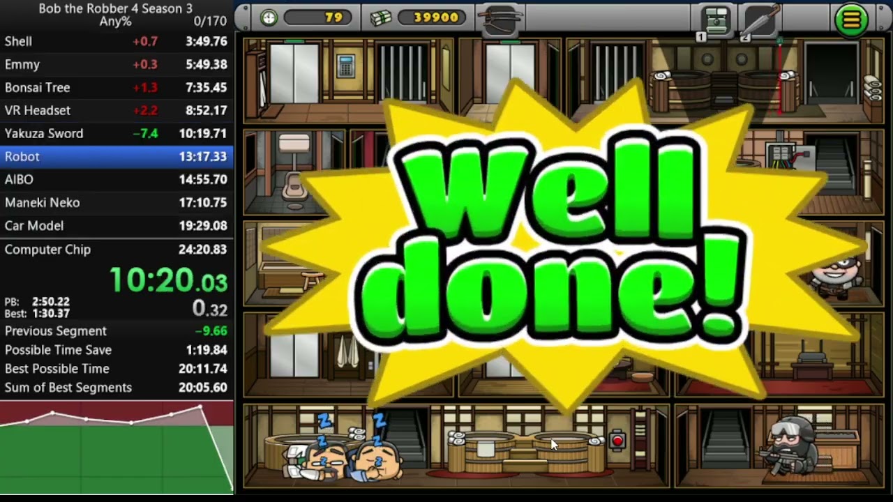 Bob the Robber 4 Season 3 Any% Speedrun (WR) in 20:28.400