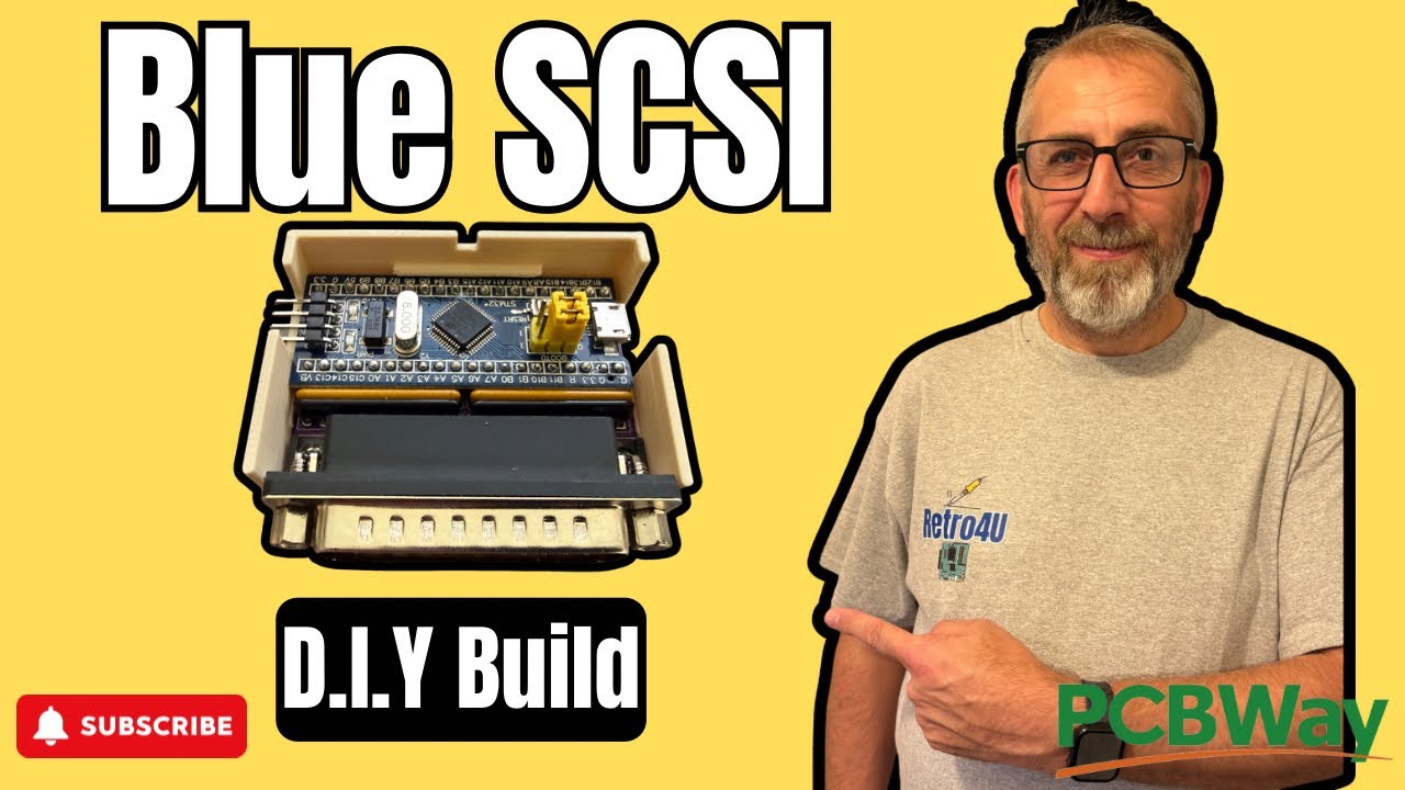 Сборка BlueSCSI 1.1a DB25 + MAC Plus Power Mod